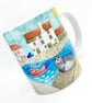 Seal Mug - Seaside Watercolour Artist. Nautical Coastal Kitchen Decor Gift - Image 3