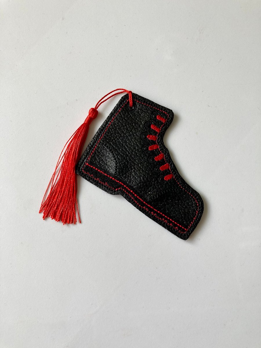 884. Work boot bookmark.