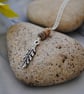 Picture Jasper & antique silver leaf long layering necklace - Image 4