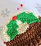 Christmas Pudding Baby Hat and Bootie Set - Image 6