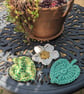 Leaf coaster, chunky mat, cotton coasters, plant lovers gift - Image 7