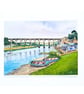 Calstock Viaduct, Cornwall Original Watercolour and Ink Painting Mounted - Image 4