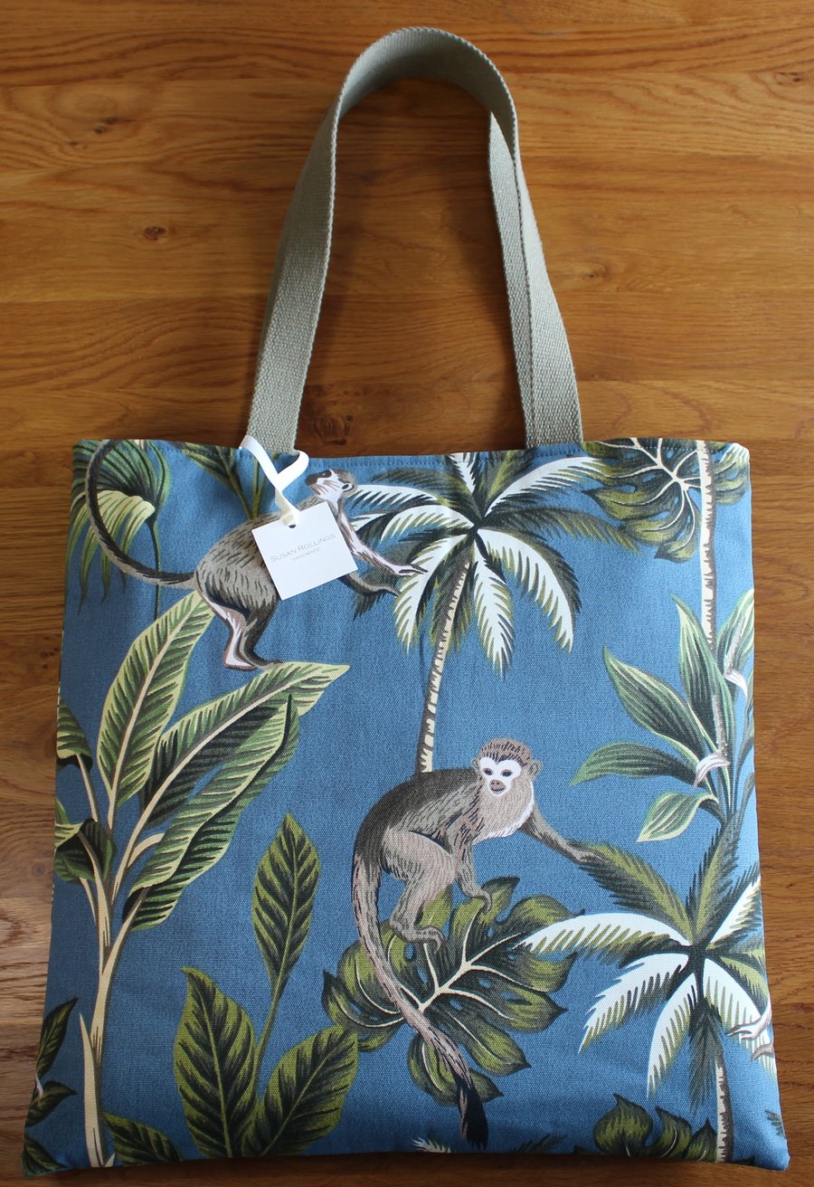 Tote Bag - Monkeys and Palms