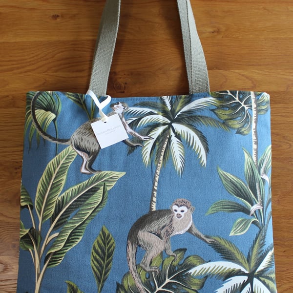 Tote Bag - Monkeys and Palms
