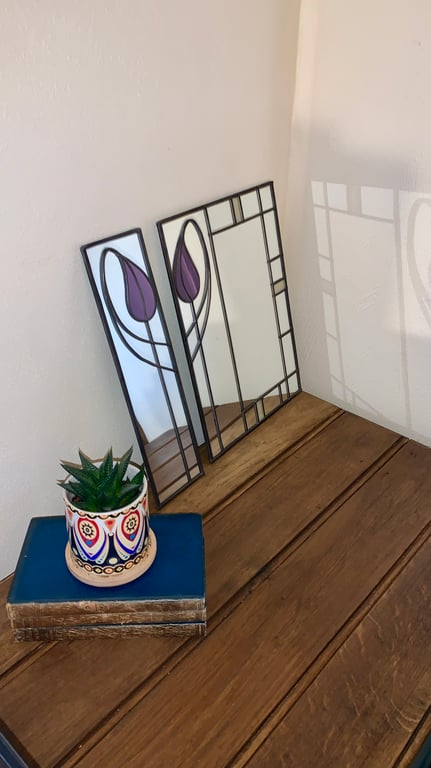 Art Deco-Art Nouveau style mirror