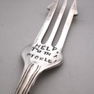 Stamped pickle fork, Help I'm in a pickle