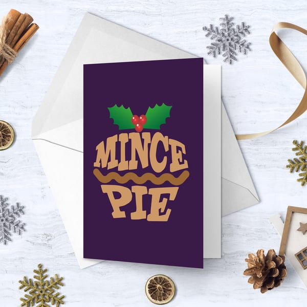 Mince Pie Christmas Card