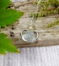 Silver Angel Necklace with Citrine Gemstone - Image 2