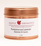 Maple Aromatics Eucalyptus and Lavender Soy Wax Rose Gold 150g Candle Tin - Image 1
