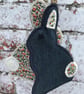 Rabbit Decorations One Liberty Fabric and One Denim Fabric - Image 2