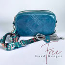 Crossbody Bag - Sling Bag - Leather Crossbody Bag - Handmade Handbag - Blue