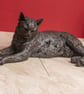 Lying Cat Animal Statue Large Bronze Resin Garden Sculpture - Image 6
