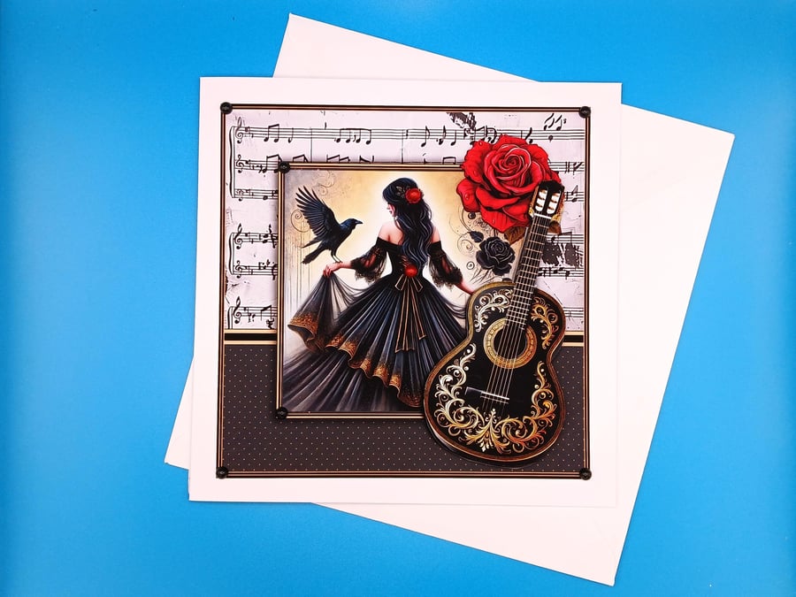 Birthday Card, Decoupage