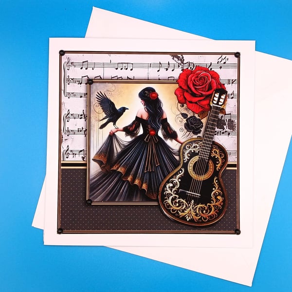 Birthday Card, Decoupage