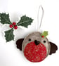 Robin Christmas Decoration, Hanging Decoration