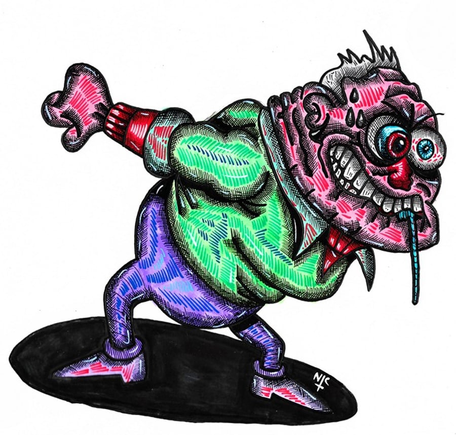 GEORGE LIQUOR REN AND STIMPY FAN ART 