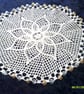 Crocheted Jug Cover with Gold & Clear Beads
