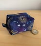 Constellation Print Quilted Fabric Mini Box Bag - Image 3