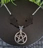 Gothic Bat and Pentagram Necklace  - Image 2