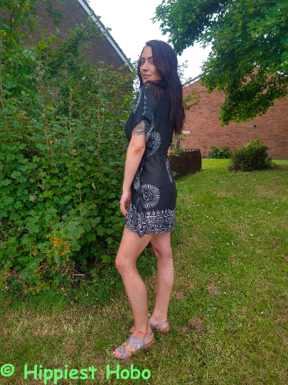 Beautiful Om Print Kaftan Summer Dress Festival... - Folksy