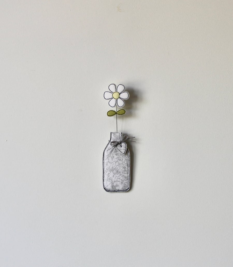 'Daisy in a Bottle' - Hanging Decoration