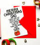 Funny Christmas Card From Son for Dad, Joke Dad Christmas Card From Son - Image 4