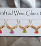 Heart Wine Glass Charms
