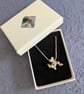 Sterling Silver Organic Nugget Pendant on a Necklace - Image 3