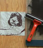 Marvin Clumberdoodle linocut print - Image 4