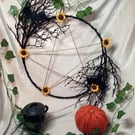 Autumn Pentacle Wreath Great for Samhain or Halloween. Free Postage