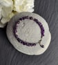 Amethyst Chip and Sterling Silver Bracelet - Image 2