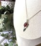 Rare Seaham Multi Silver Flower Necklace, Sterling Silver Tulip Pendant, Gift. 
