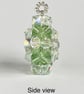 Handbag Charm, Aquamarine Crystal Star, with a Chainmaille Chain and Keyring - Image 5