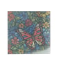Butterfly & Floral Stained Glass Style Coaster Set - Image 3