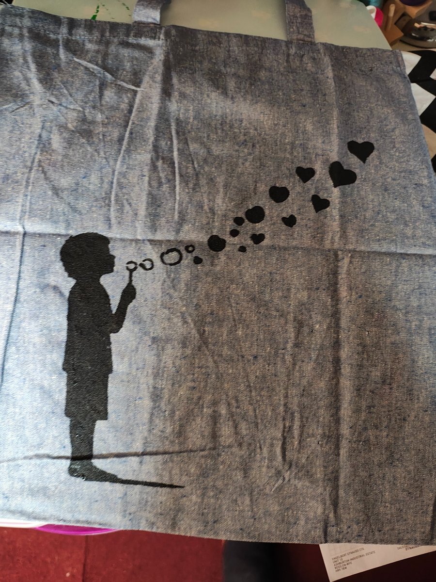 Hand painted tote bags 