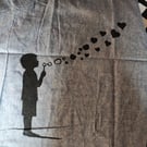 Hand painted tote bags 