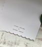 Hand made christmas card, gift and card rolled into one, christmas hanger - Image 8