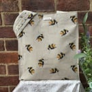 Large Bee Organiser Tote Bag