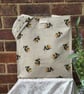 Large Bee Organiser Tote Bag