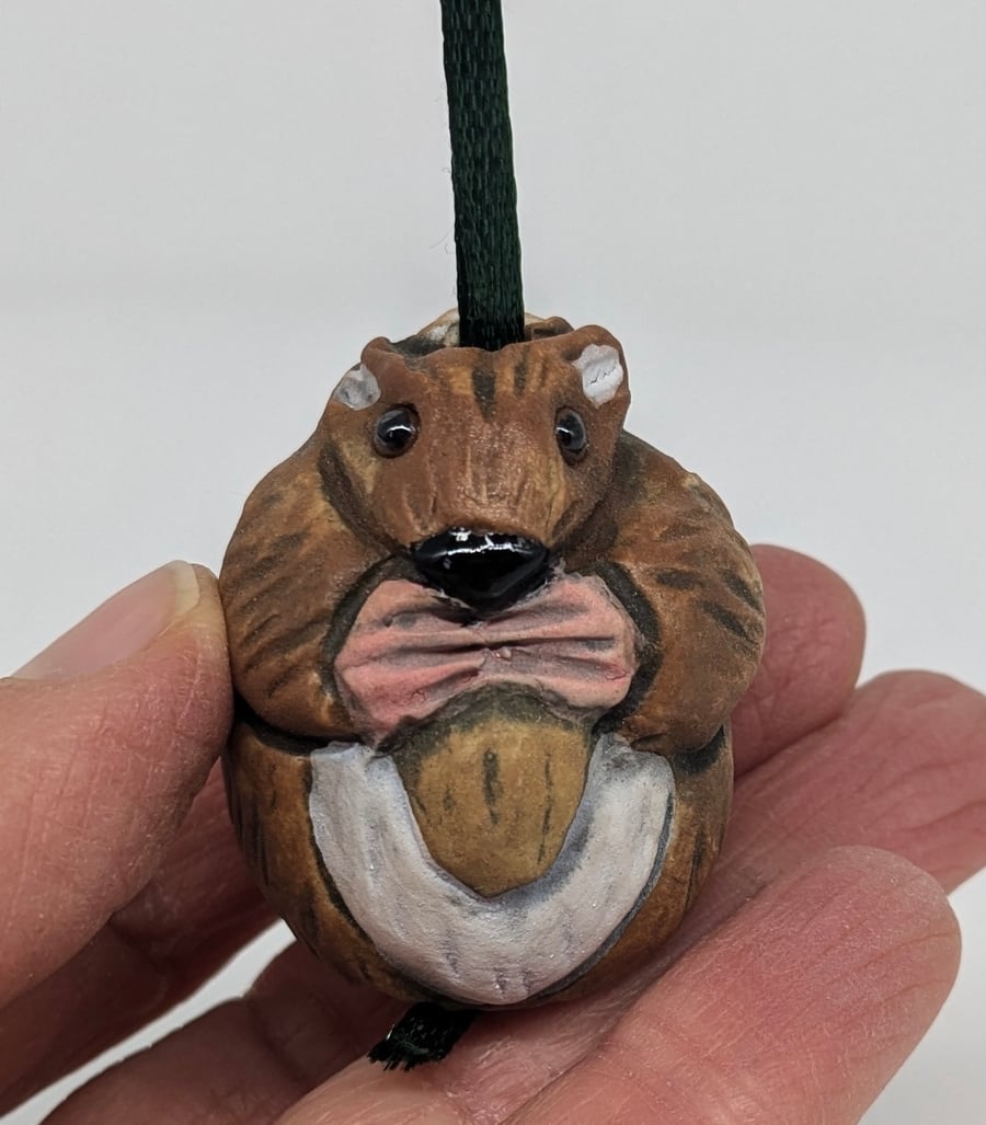 Squirrel - Little Creatures Range - on ribbon