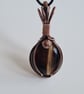 Mens Unisex Natural Onyx Copper Pendant Necklace Gift Crystal Jewellery Jewelry - Image 10