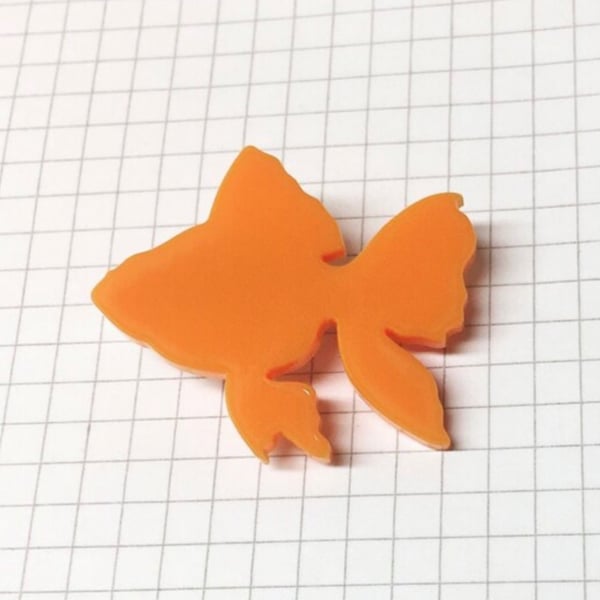 Goldfish brooch