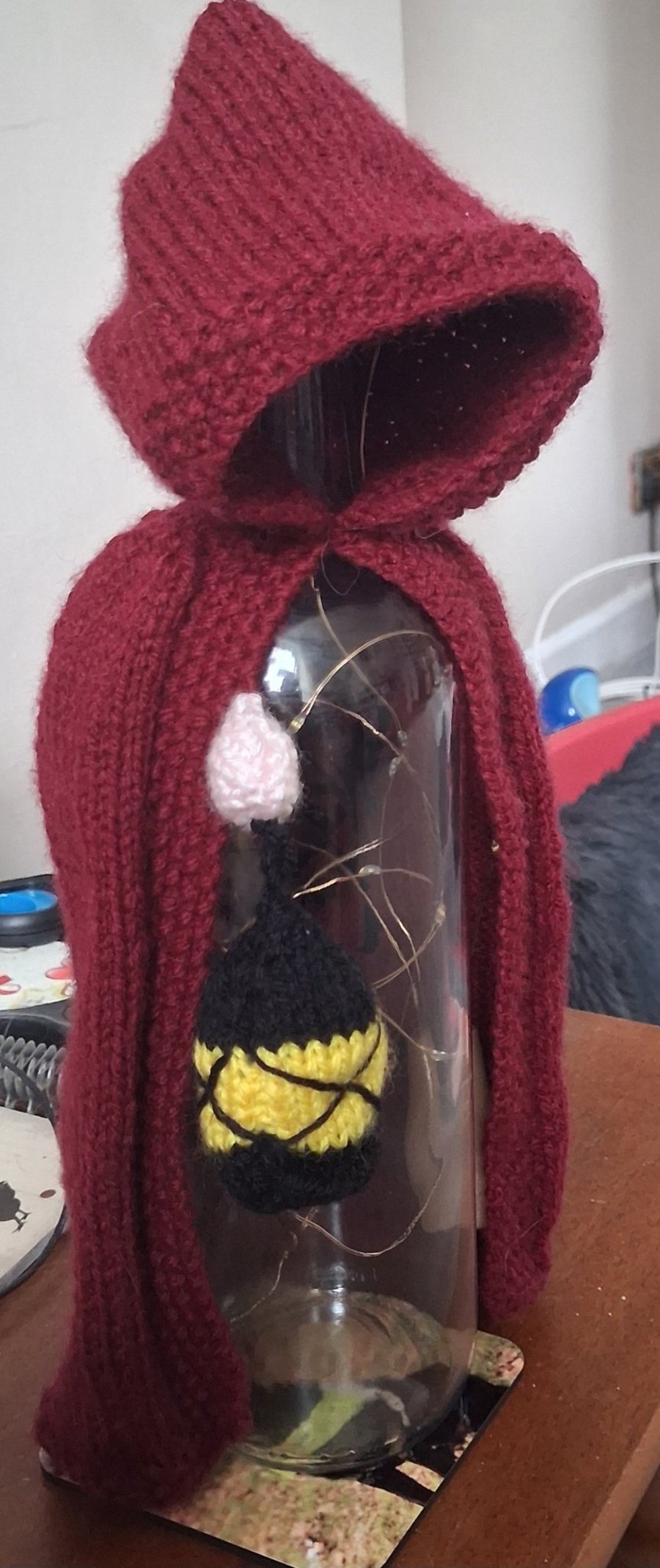 Hand Knitted Traitors Wine Bottle Cover