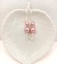 Pearl Earrings - Love Heart Pearl Drop Earrings - Choice of Colours - Image 6