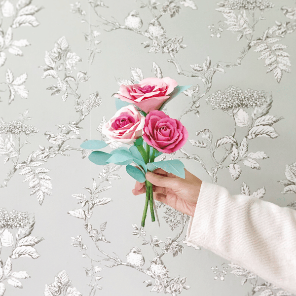 The Most Delightful Bunch of Paper Roses