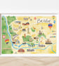 Bristol Illustrated Map  - Image 1