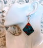 Geometric wood earrings - Image 4
