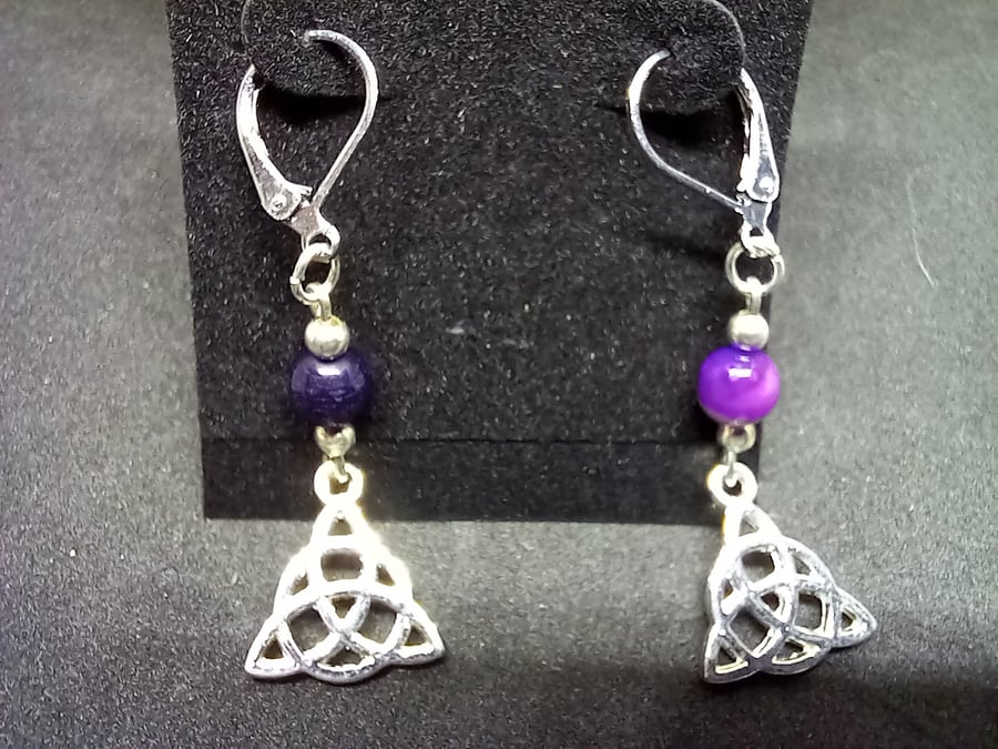 Triquetra earrings