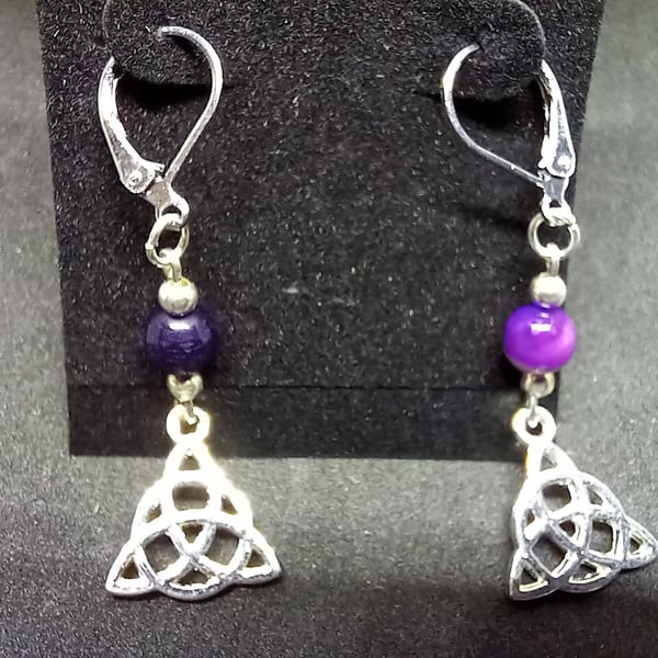 Triquetra earrings