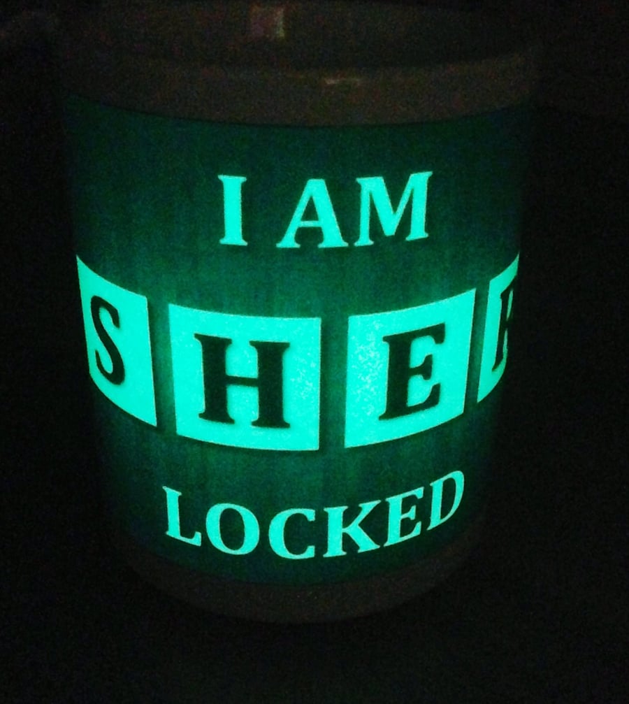 I am Sherlocked Sherlock Holmes Glow in the Dark Mug